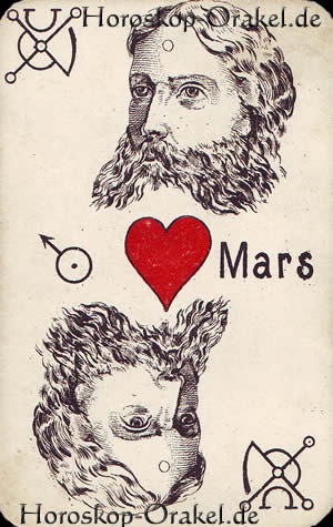 Der Mars, Zwillinge Tageskarte Arbeit und Finanzen für morgen