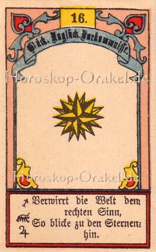 Gustav Kühn Wahrsagekarten die Sterne