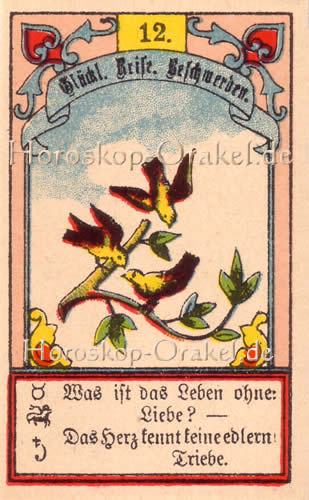 Die Vögel, Singlehoroskop Zwillinge