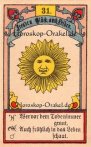 Die Sonne, Horoskop mit Lenormand