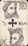 Der Mars Kreuz, astrologische Medium Karten Horoskop