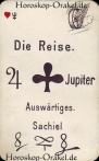 Die Reise, astrologische Medium Karten Horoskop