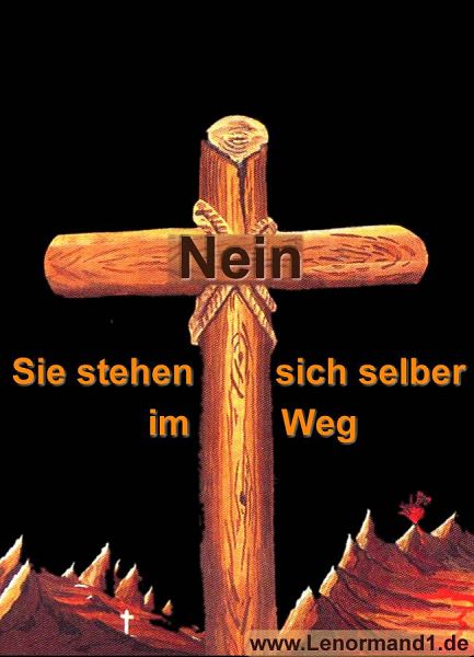 Das Kreuz antwortet nein